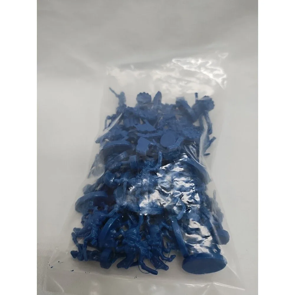 Sealed Set Of (60) 2003 Risk Blue Board Game Player Pieces